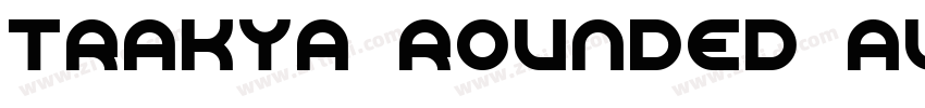 Trakya Rounded Alt 7字体转换
